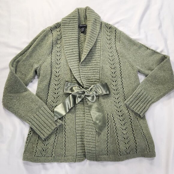 A. Giannetti Sweaters - A. Gianetti angora blend open knit cardigan size Large. Lot E